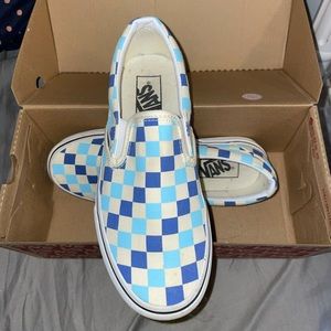 Slip on 2 tone Blue Vans